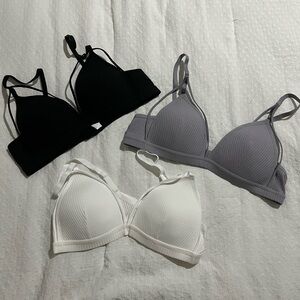 Lightly padded everyday bras, brand new